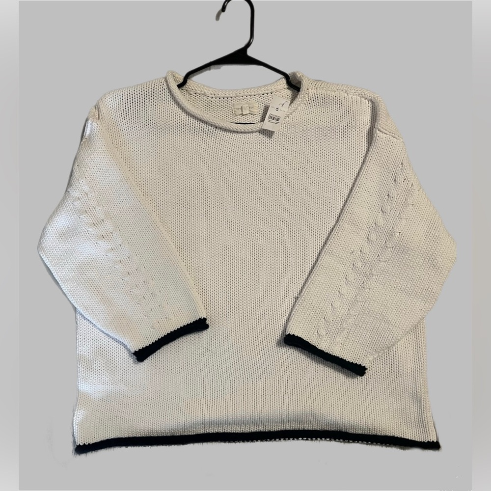 Lou & Grey Chunky Cable-Knit Sweater BNWT